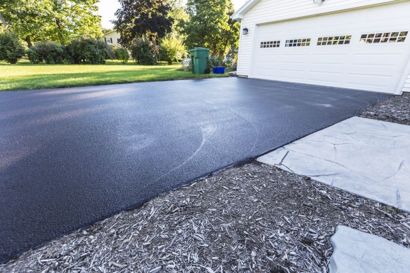 Blacktop Driveway with Seal Coat